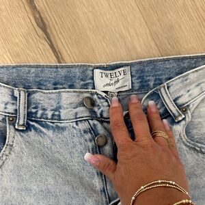 Twelve Women's High Rise Blue Denim Jeans